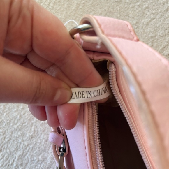 NWT Y2K Pink Baguette Shoulder Bag - Picture 4 of 16